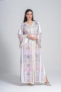 KF-07 - ELEGANT PARTY WEAR KAFTAN IN WHITE